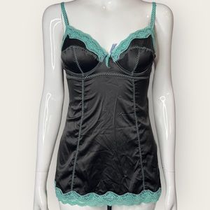 Green Detail Babydoll